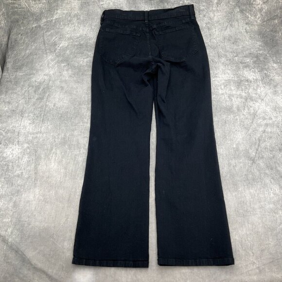 Not Your Daughters Jeans Women 12P 29Wx29L Black Bootcut Denim Stretch USA VTG - Picture 11 of 13